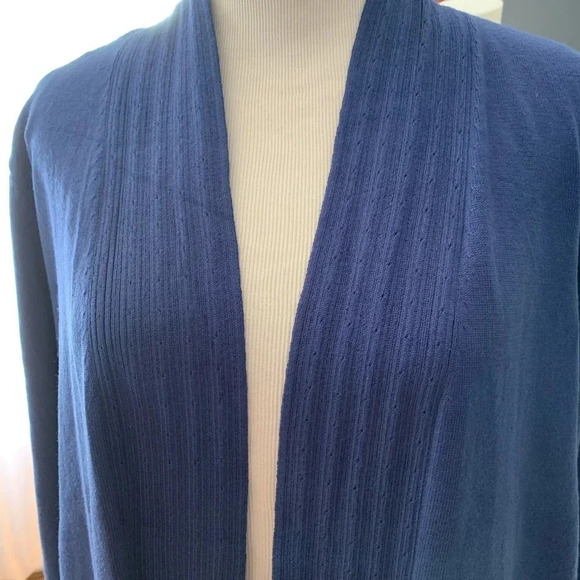 **NEW 89th & Madison Long Line Open Front Cardigan - Picture 7 of 11